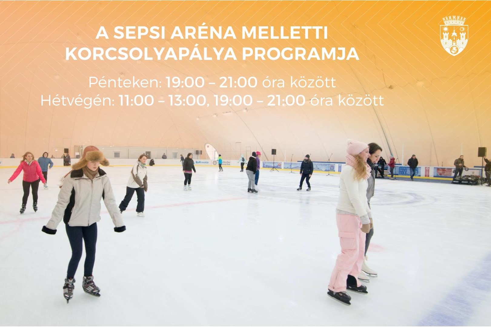 Hétvégén megnyílik a Sepsi Aréna mellett található fedett korcsolyapálya