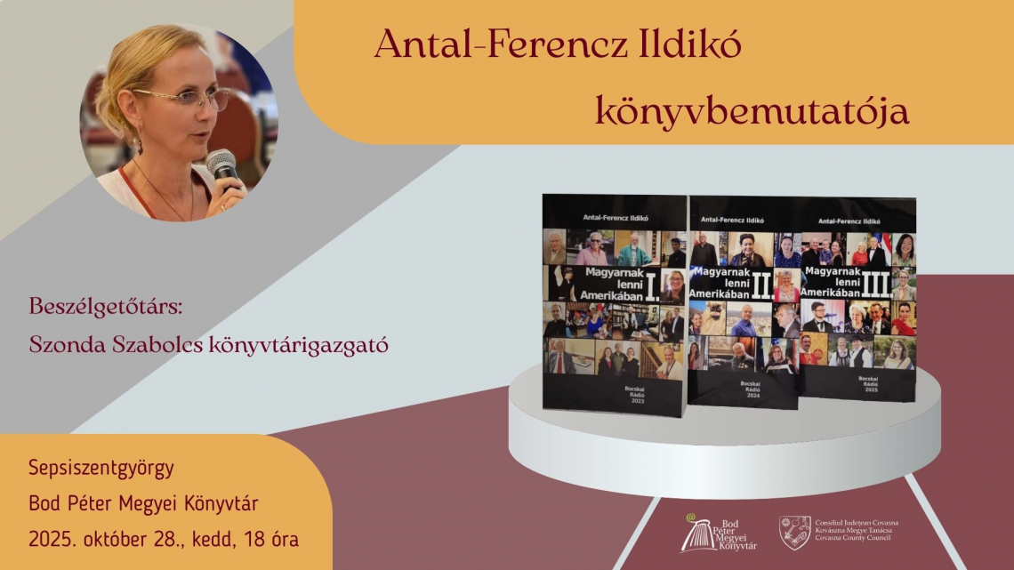 Magyarnak lenni Amerikában - Antal-Ferencz Ildikó könyvbemutatója