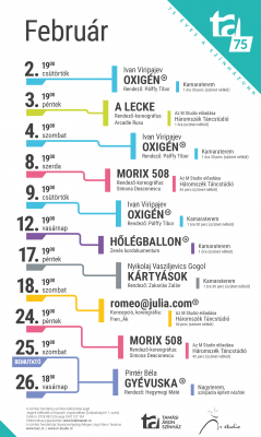 A Tamási Áron Színház februári játékrendje 