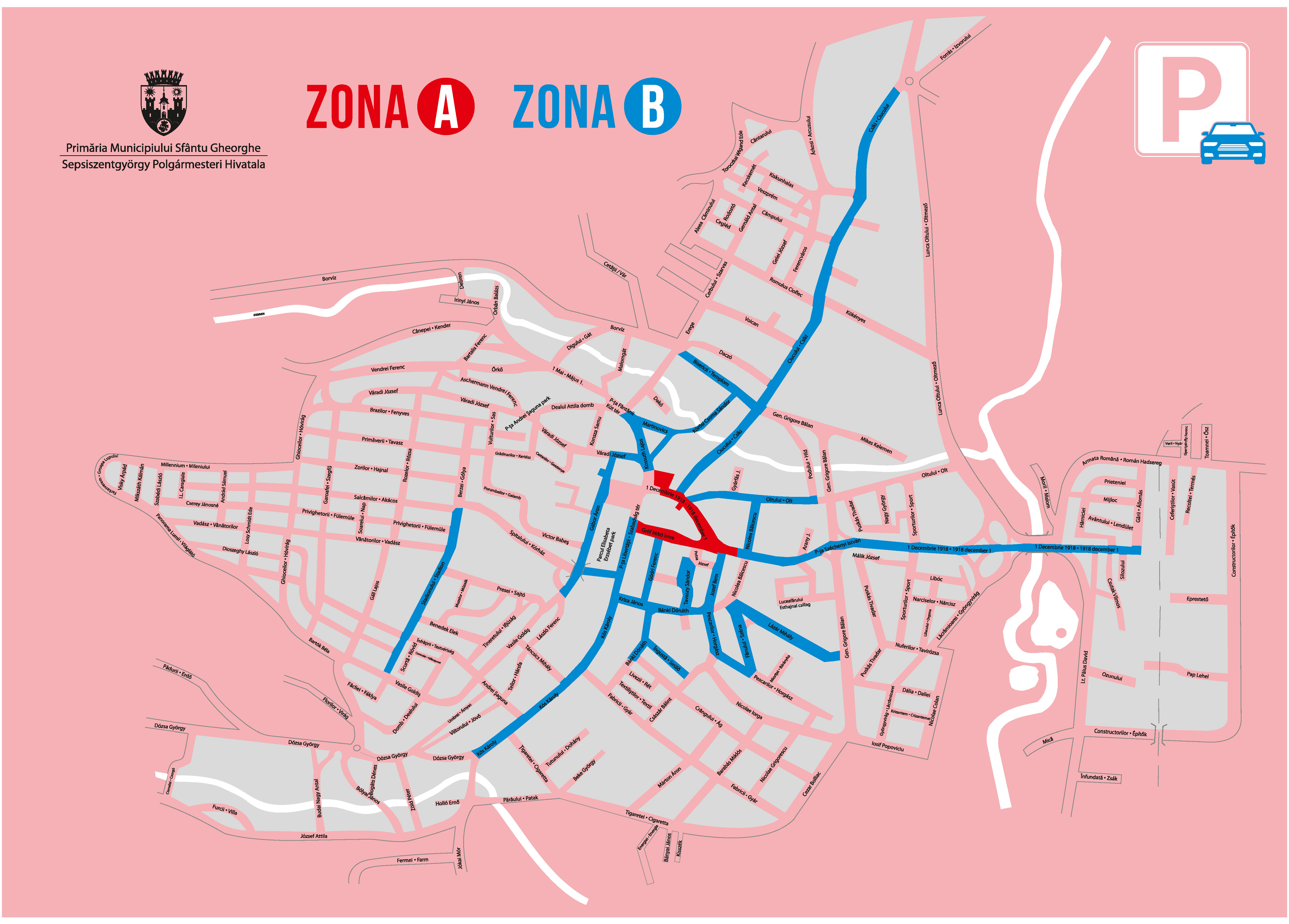 Érvénybe lép az új közterületi parkolási szabályzat Sepsiszentgyörgyön Érvénybe lép az új közterületi parkolási szabályzat Sepsiszentgyörgyön