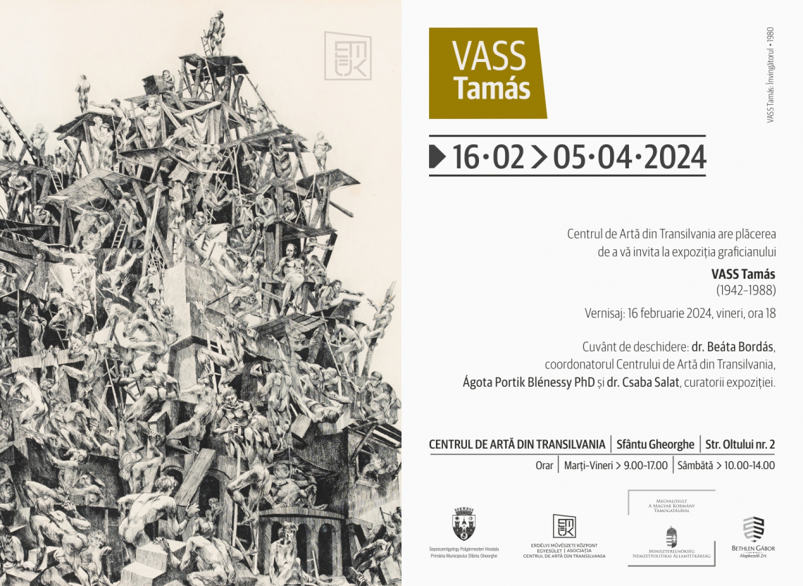 VASS Tamás (1942–1988) grafikusművész kiállításának megnyitója