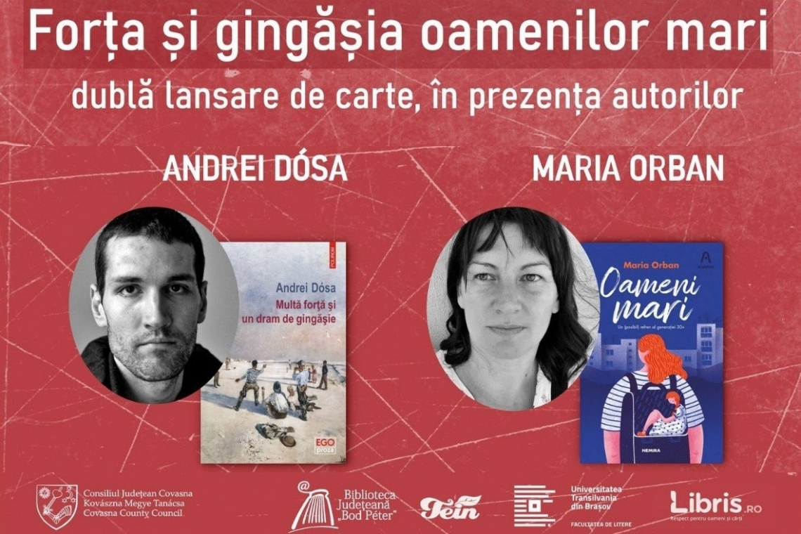 Maria Orban és Andrei Dósa könyvbemutatója és közönségtalálkozója a Teinben