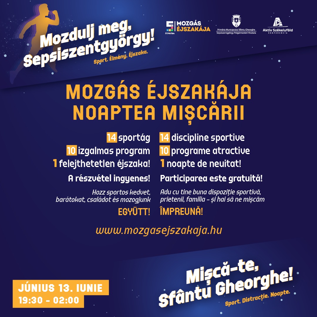 Aktív Székelyföld: mozgásba hozzuk a várost!